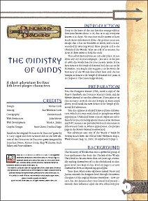 The Ministry of Winds