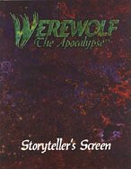 Werewolf: The Apocalypse 1st Edition Storyteller's Screen