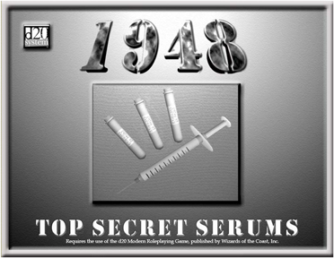 Top Secret Serums