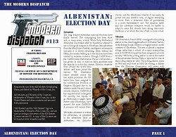 113: Albenistan Election Day