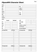 Character Sheet