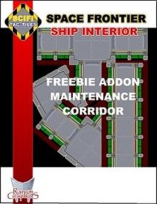 Space Frontier: Ship Interior Maintenance Corridor