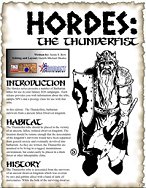 Hordes: The Thunderfist