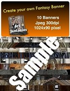 Fantasy Clipart Banners Volume 1 Castle/Keep