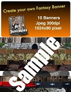 Fantasy Clipart Banners Volume 2 Dungeon/Tomb