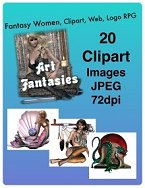 Fantasy Women Clipart JPEG 7
