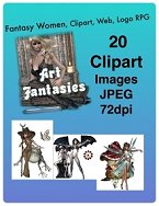 Fantasy Women Clipart JPEG 8