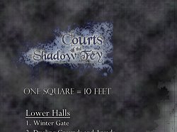 Courts of the Shadow Fey Poster Maps