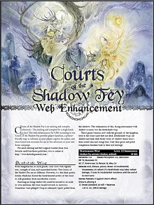 Courts of the Shadow Fey Web Enhancement