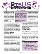 Risus RPG Core Rulebook