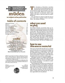 Player's Secrets of Müden