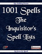 1001 Spells: Inquisitor's Spell Lists - Free Preview
