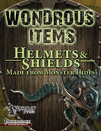 Helmets and Shields Made from Monster Hides
