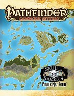Skull and Shackles Poster Map Folio