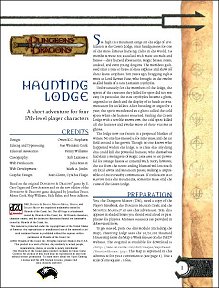 Haunting Lodge
