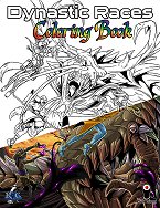 Dynastic Races Colouring Book
