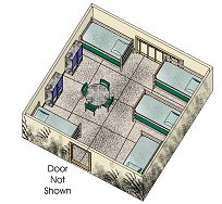 Player's Map of the Crossroads Guard Room