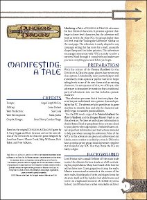 Manifesting: A Tale