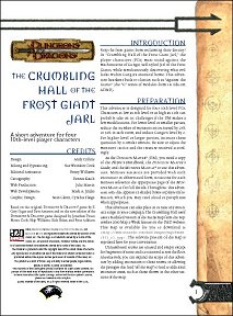 The Crumbling Hall of the Frost Giant Jarl
