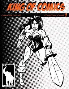 King of Comics Clip Art 1