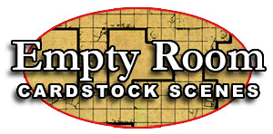 Empty Rooms Cardstock Scenes
