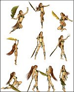 Golden Blade PNG Pack