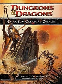 Dark Sun Creature Catalogue