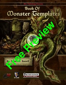 Book of Monster Templates Free Preview