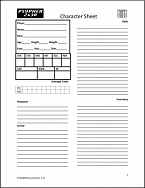 Psypher 2430 Character Sheet