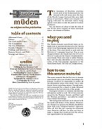 Player's Secrets of Müden