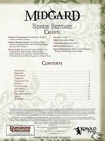 Bonus Bestiary