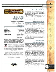 Road to Oblivion