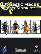Dynastic Races Paper Miniatures