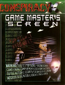 Conspiracy X 1e Game Master's Screen
